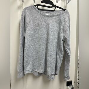 Women’s Gray Lounge Pajama Top by Live Love Lounge Karen Neuberger SZ Small